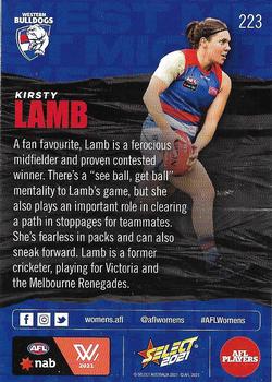 2021 Select AFL Footy Stars #223 Kirsty Lamb Back